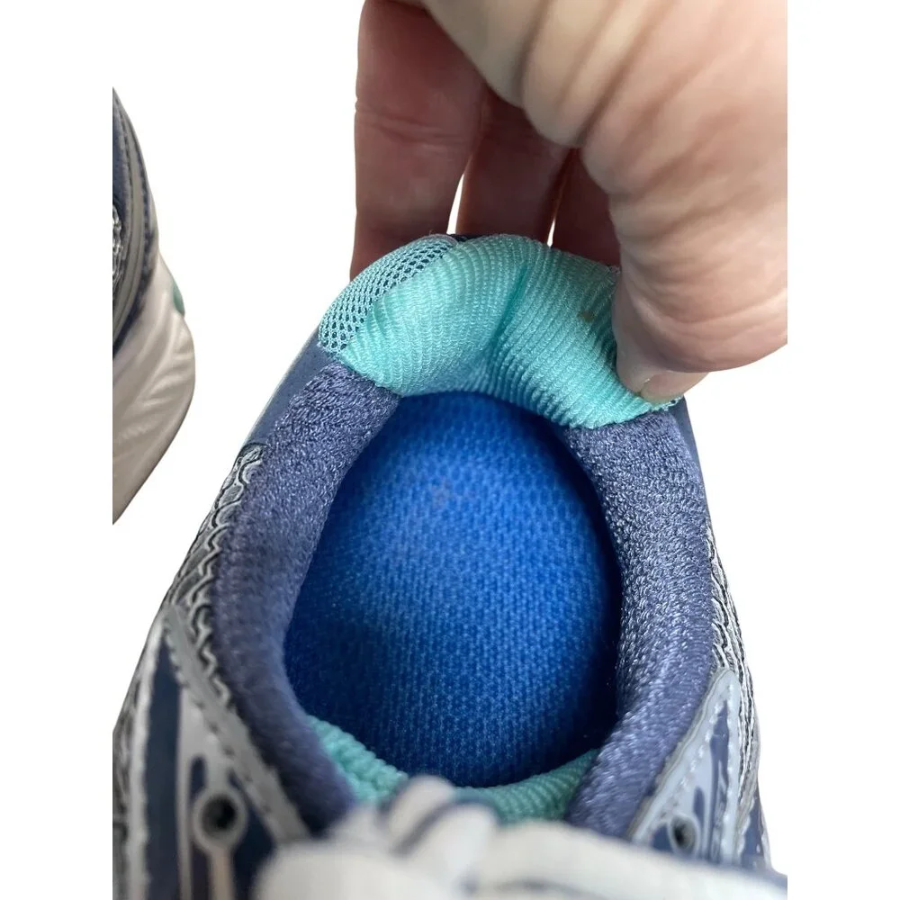 Brooks Ghost 5 Womans green purple running walk sneakers sz 8.5D SKU 9612 - Picture 10 of 16